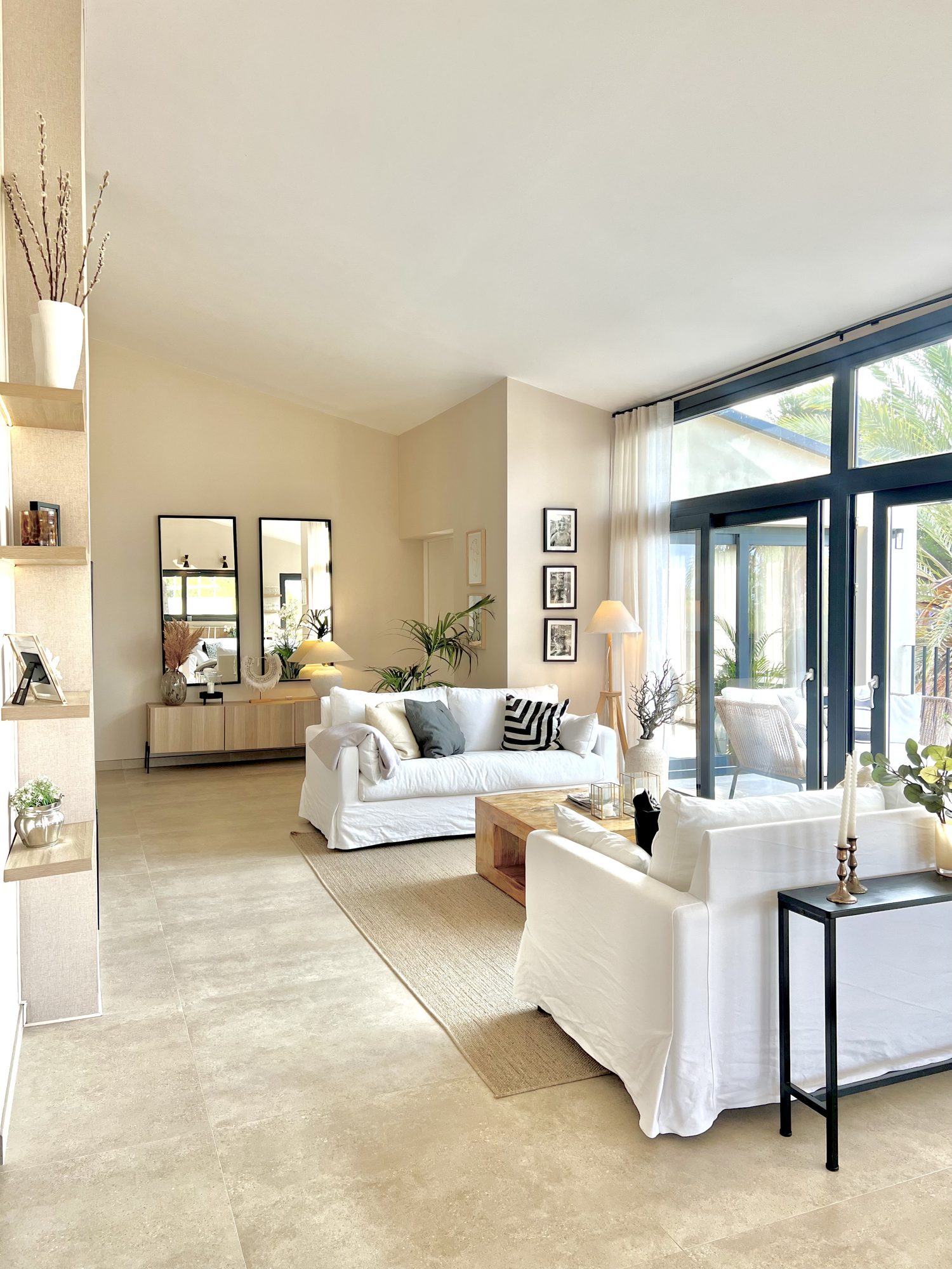 Ricmar — Seating drawn around the view rather than the television.