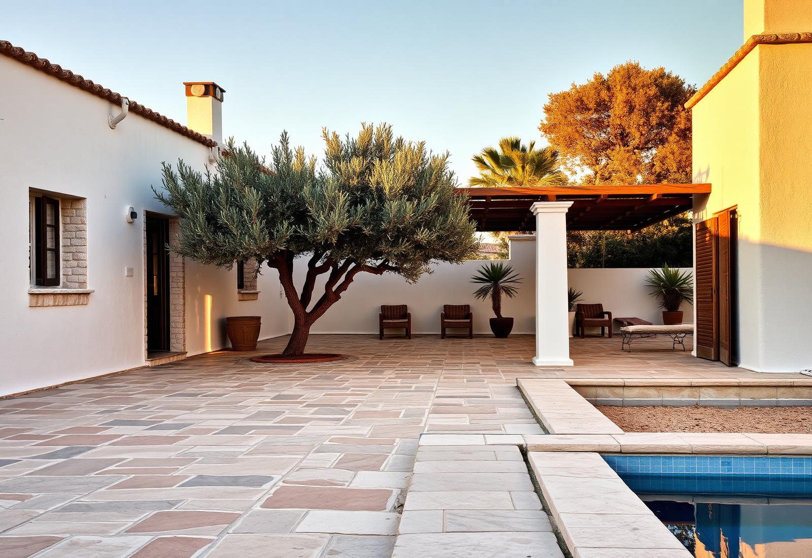 Olive Courtyard — Build + Landscape